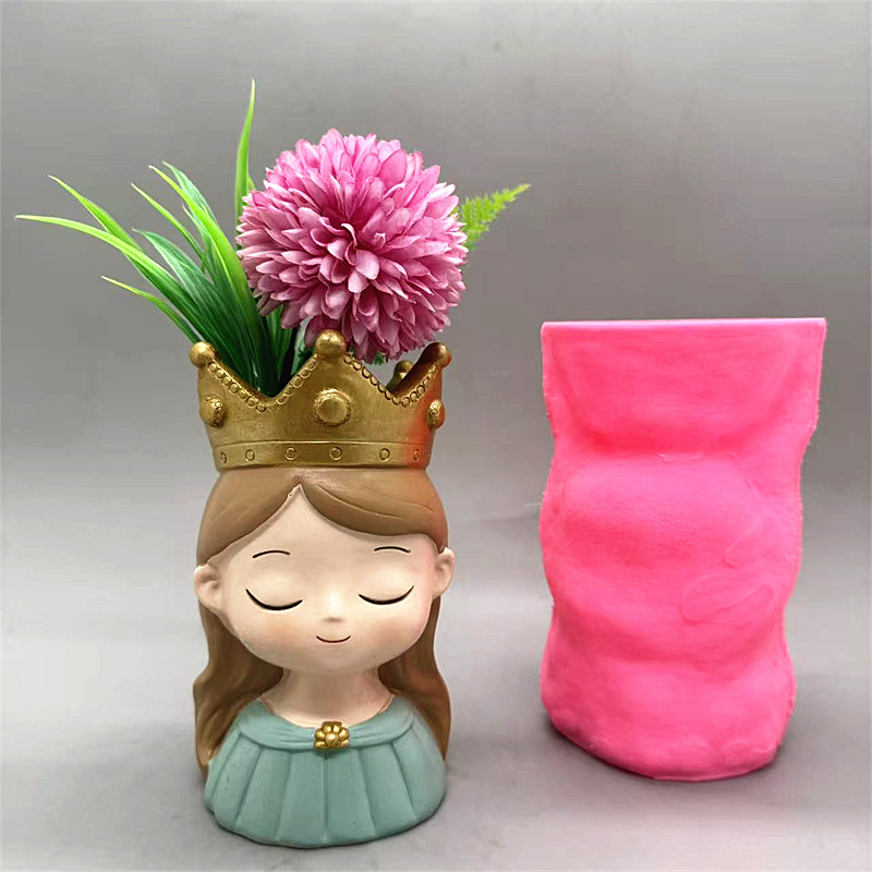 Potsticker Mold - Siliconen mal sprookje prinses bloempot DIY