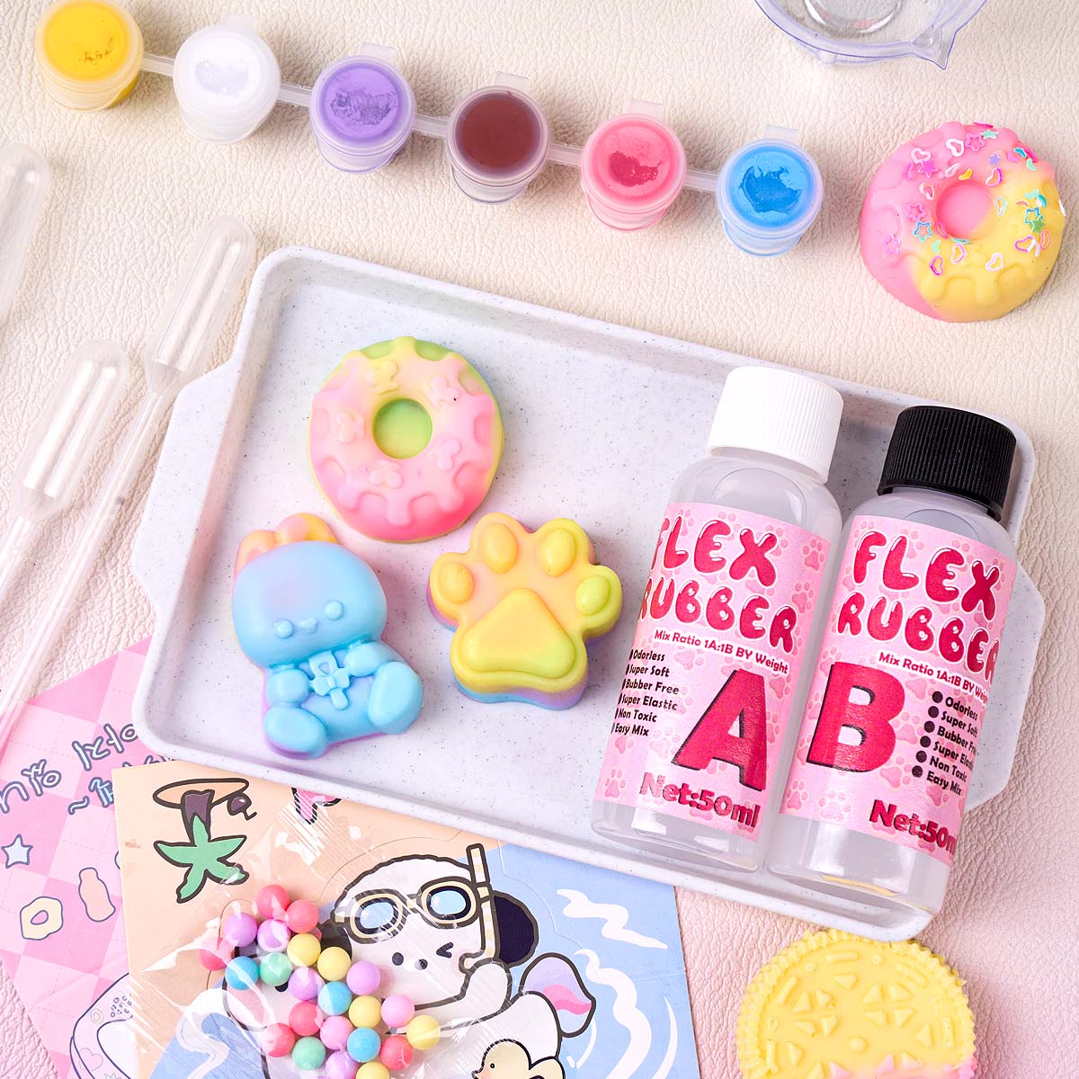 Taba Squishy Maker Kit Flex Ru - Donut Mold Silicone recensie en prijs