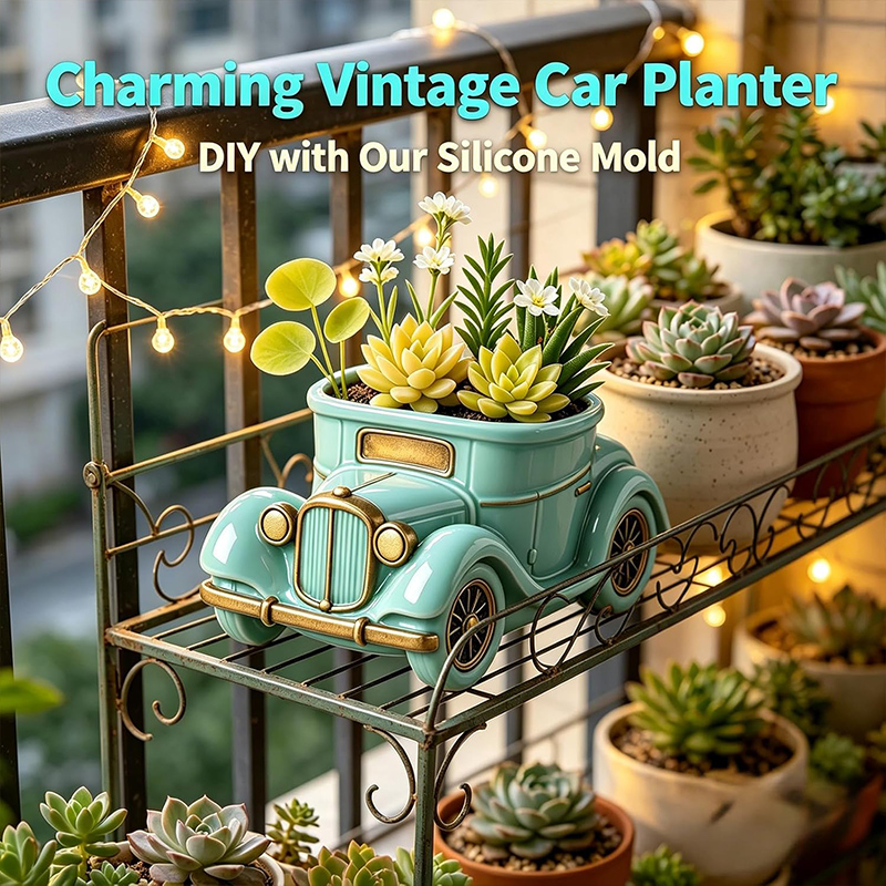 3D Vintage Bus Auto Vetplant P - Potsticker Mold recensie en prijs