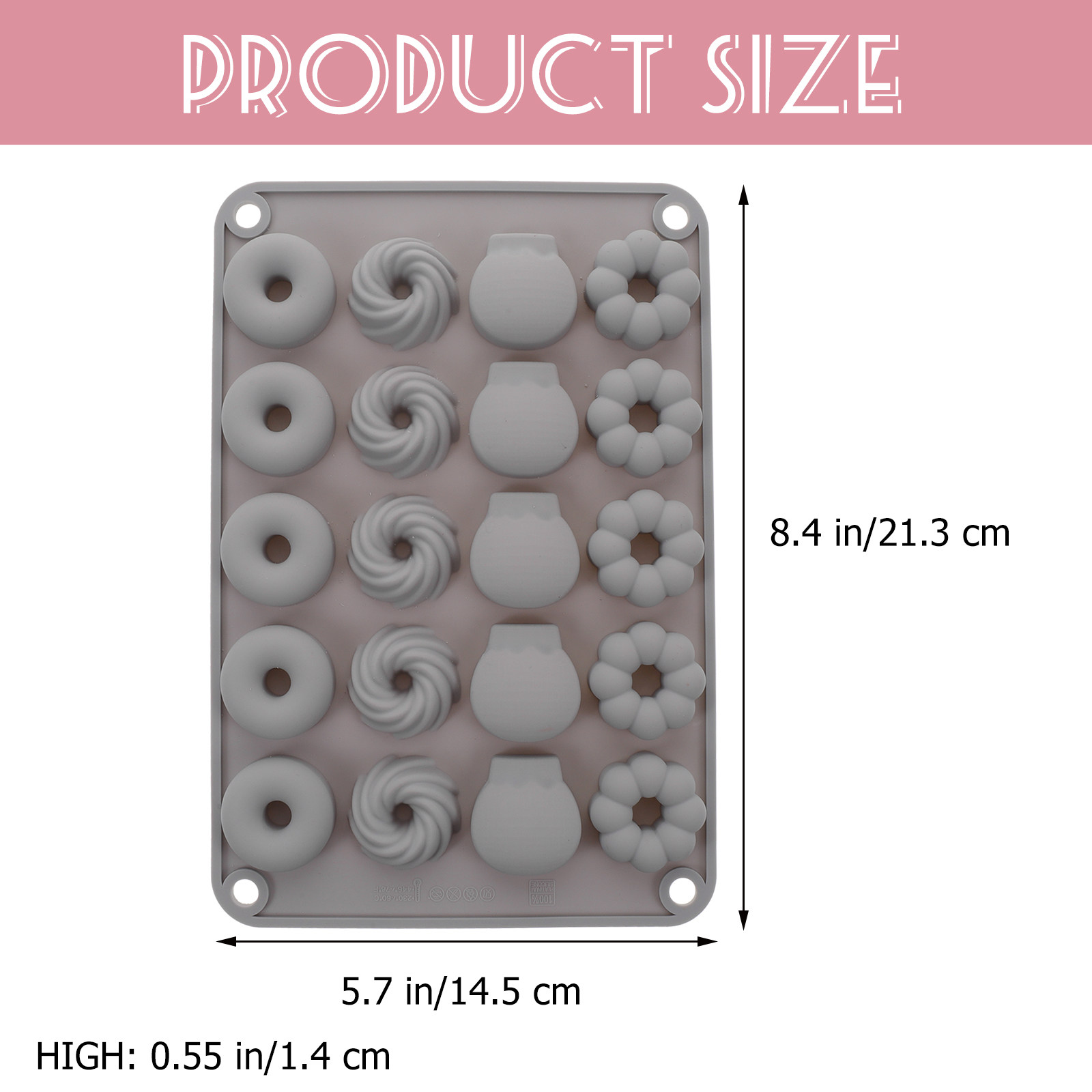 Mini siliconen donutvorm, prem - Donut Mold Silicone recensie en prijs