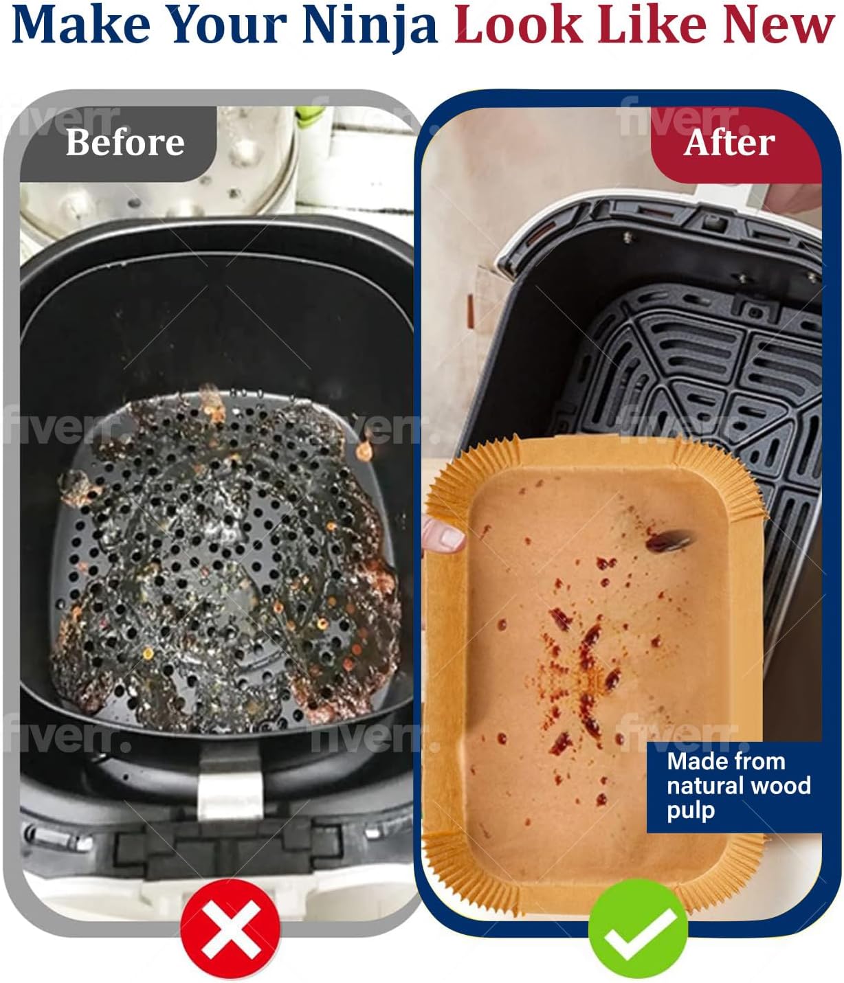 Air Friteuse Koken Bakpapier v - Ninja Air Fryer Af300 recensie en prijs